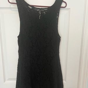Black lace Free People dress